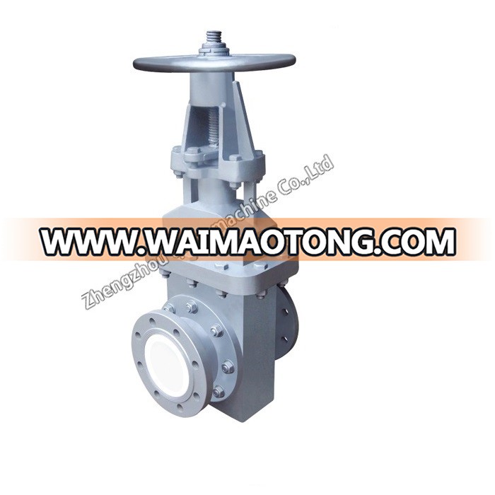 Wear-resistant ceramic gate valve