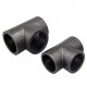 PE pipe fitting Reducing tee socket fittings reducing tee  High Density Polyethylene reducing tee